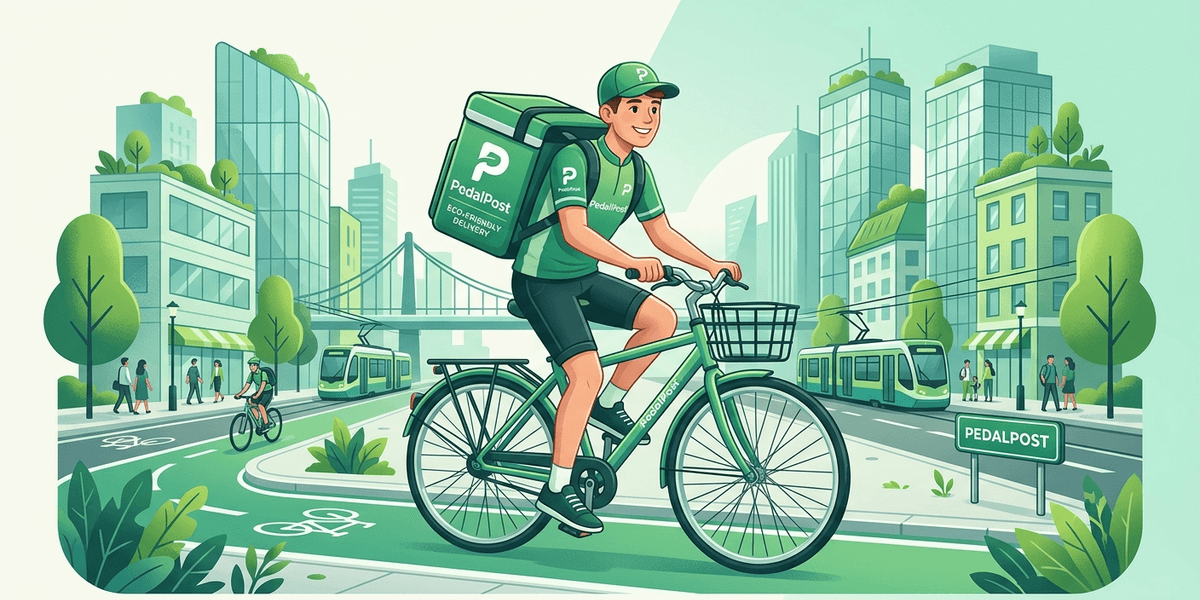 PedalPost eco-friendly bicycle delivery